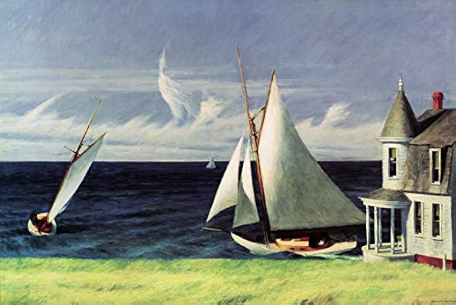 大判絵画■追い風■カラーリトグラフ■海ヨットエムベーズ 大判絵画□追い風□カラーリトグラフ□海ヨットエムベーズ